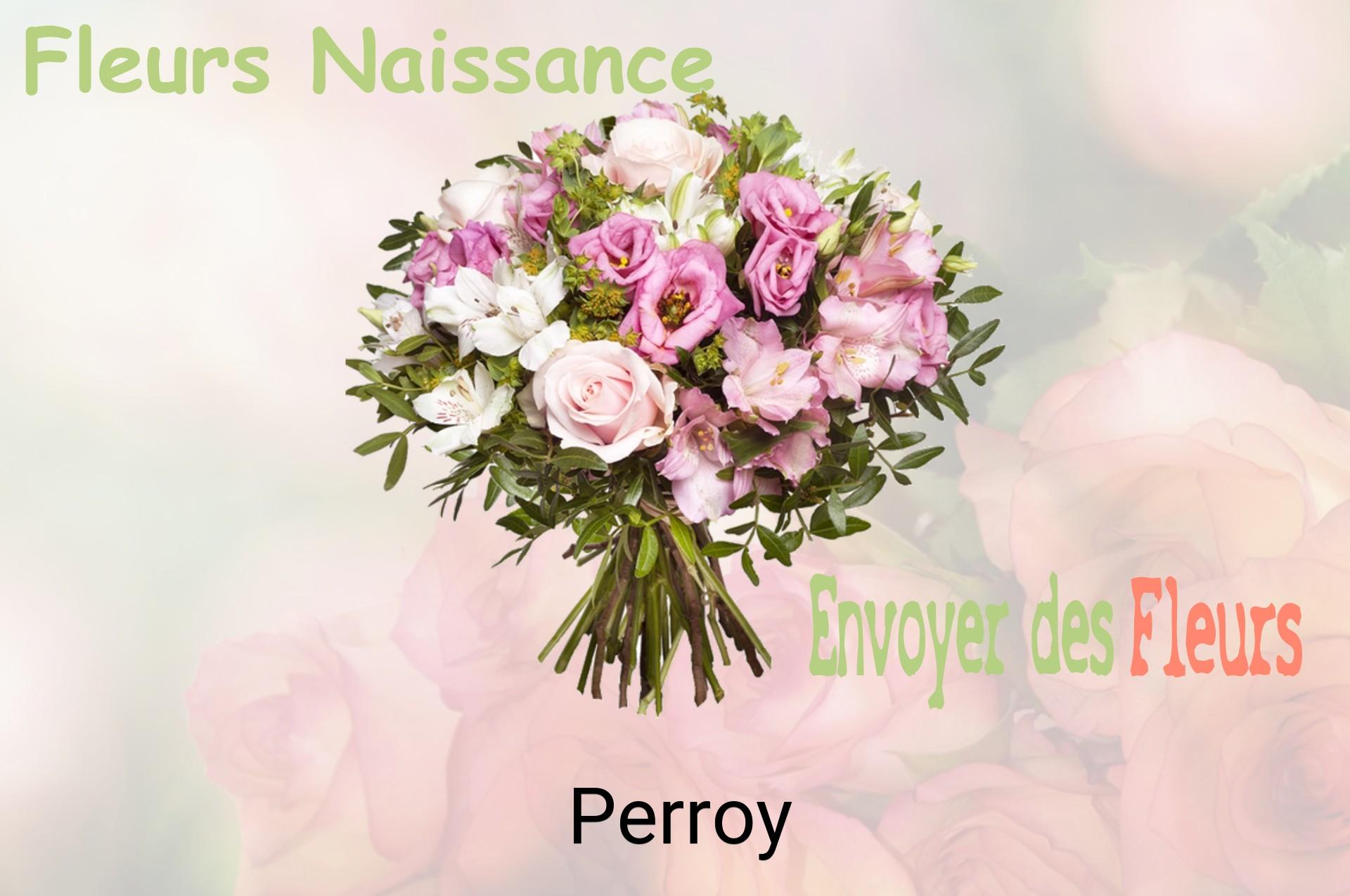 Bouquet de fleurs de naissance livré à Perroy